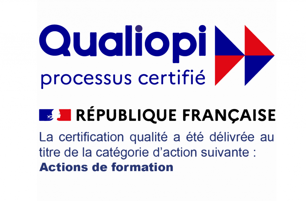 Logo qualiopi certification action de formation Avenir84